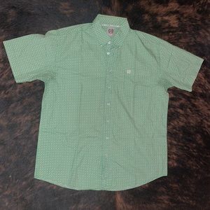 Men’s Cinch Short Sleeve Button Up Shirt